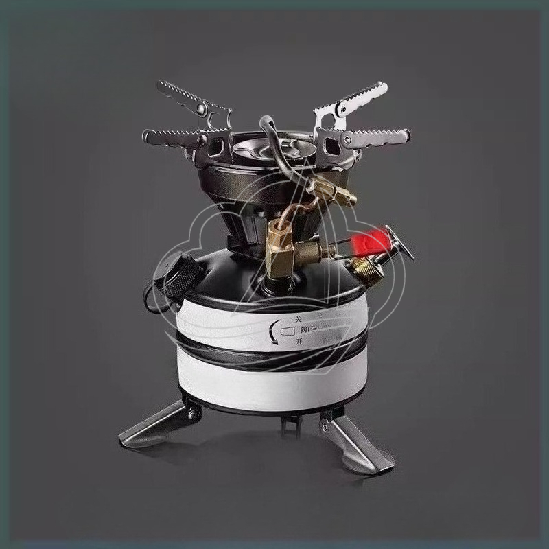 Outdoor Camping Burner - All-in-One Portable Camping Stove Kit Multi-Fuel