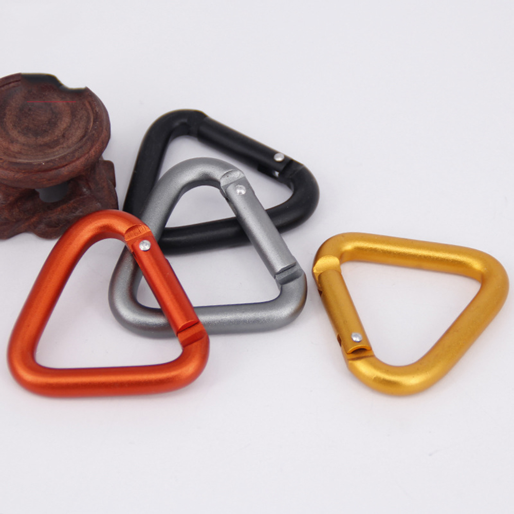 Outdoor Camping Kettle - 1pc Triangle Carabiner Outdoor Camping Hiking