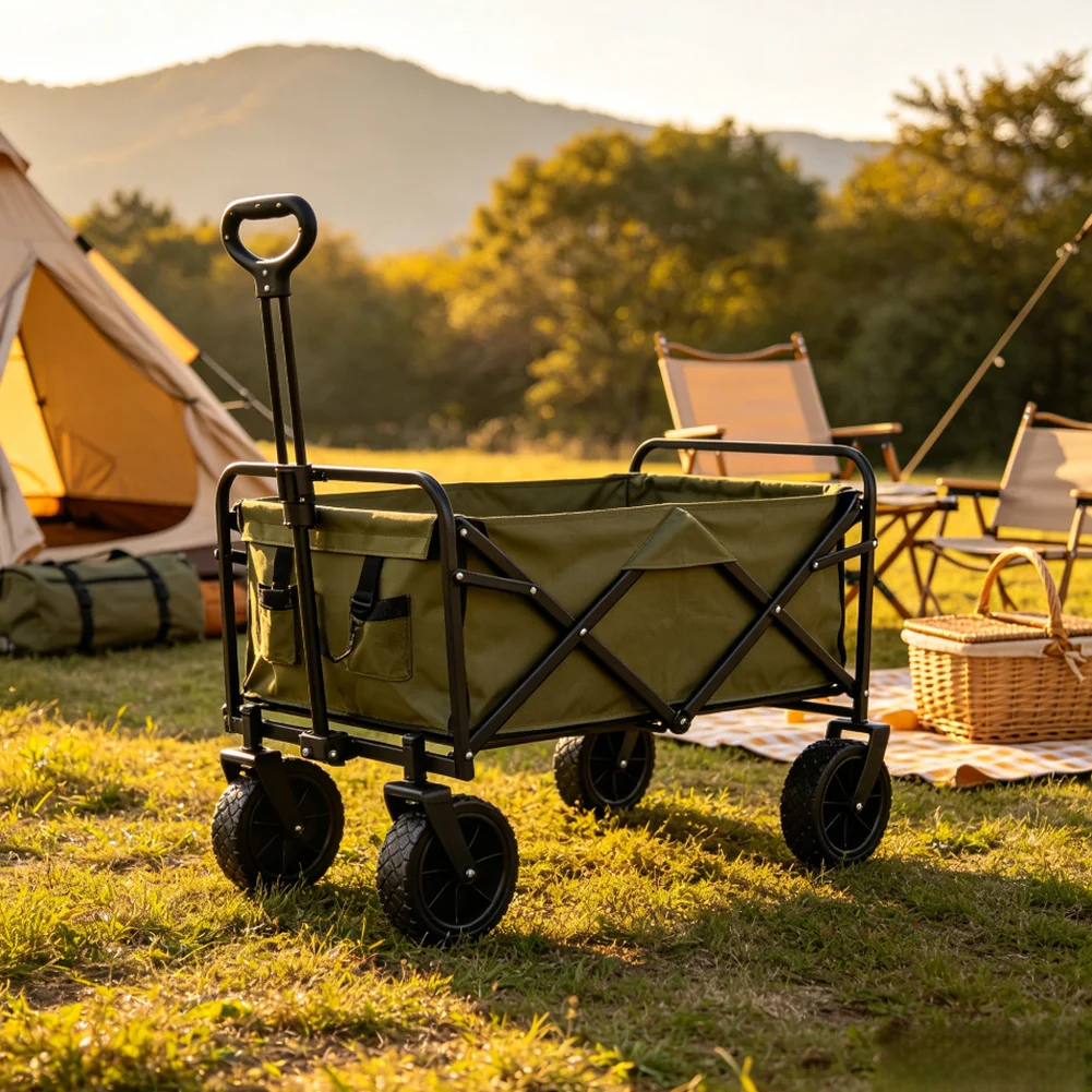 Outdoor Camping Shop - Replacement Folding Wagon Cart Wheels for