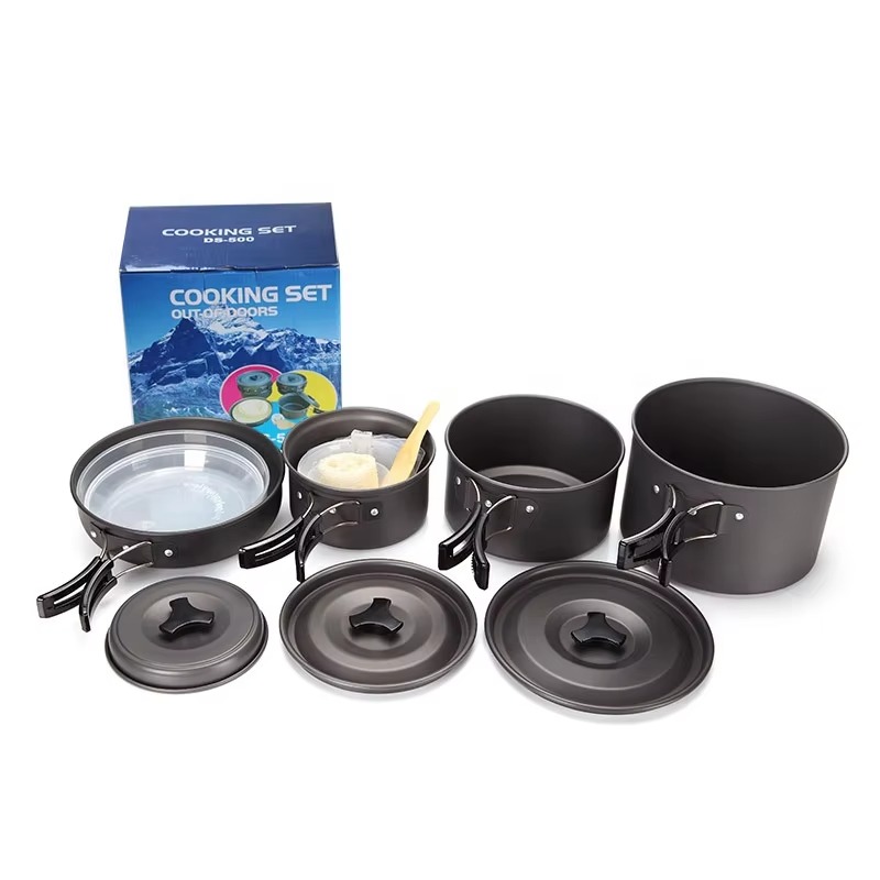 Outdoor Camping Cooking Set - Outdoor Cooking Set Backpack Camping Pots