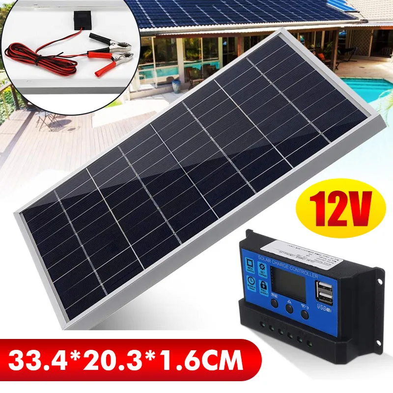 Outdoor Camping Van - 50W Solar Panel Kit Mono Crystalline