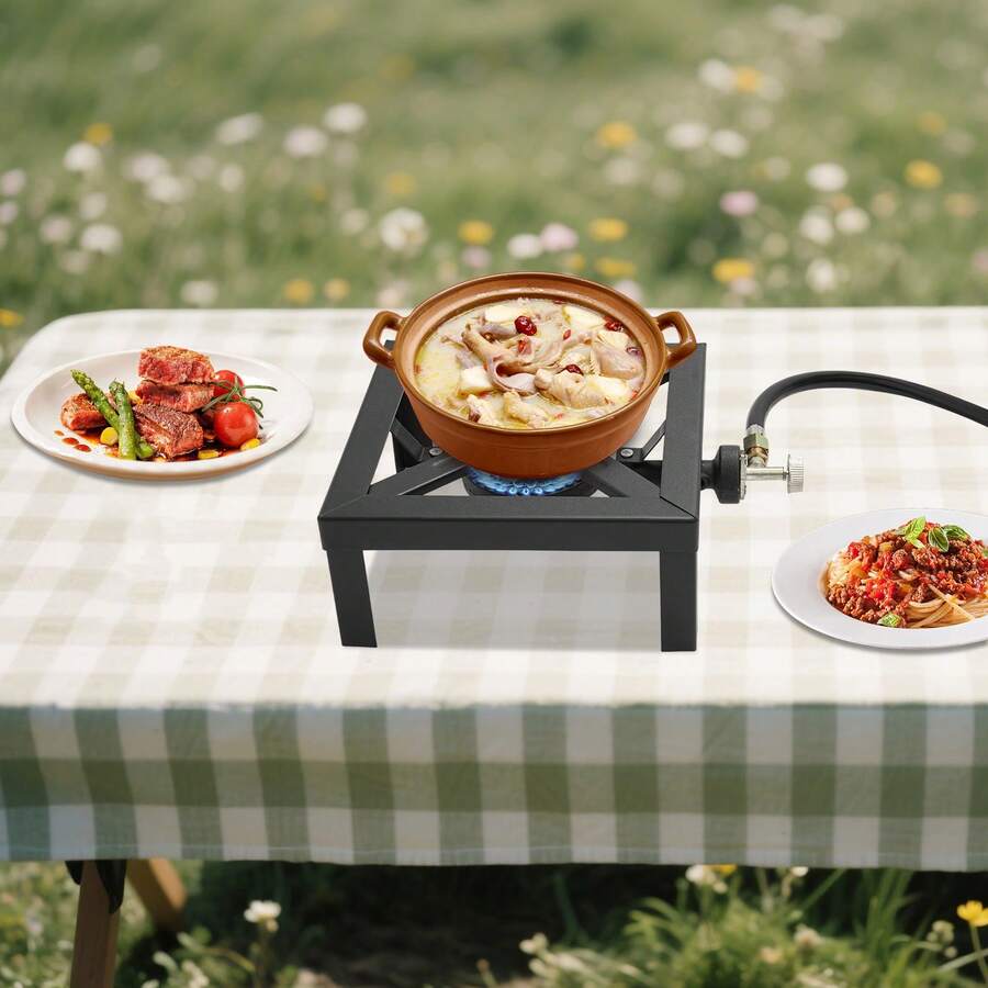 Outdoor Camping Burner - Portable Single Burner, Outdoor Gas Stove