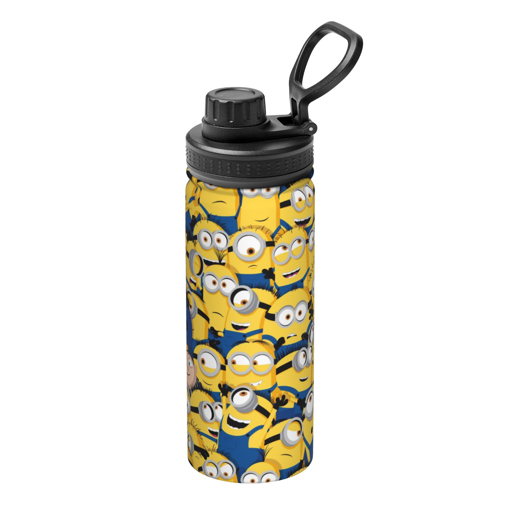 Vacuum Insulated Flask - Cartoon M-Minions 18OZ Sports Insulated Kettle