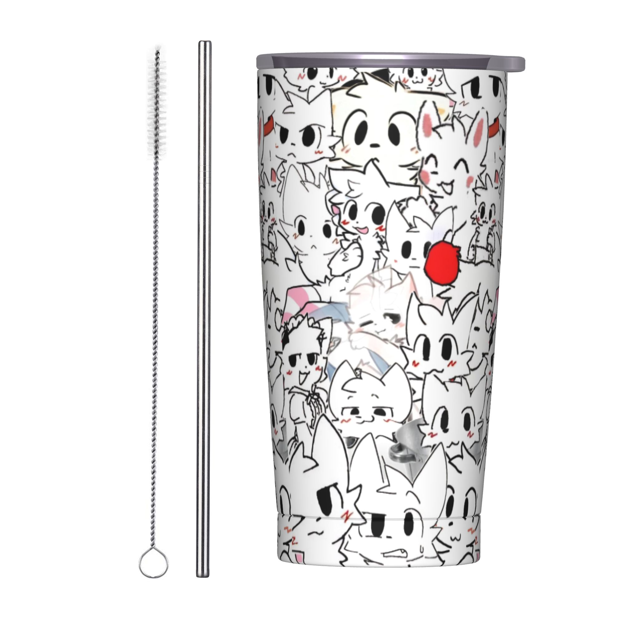 Vacuum Insulated Flask - Boykissers Silly Tumbler Vacuum Insulated Cat