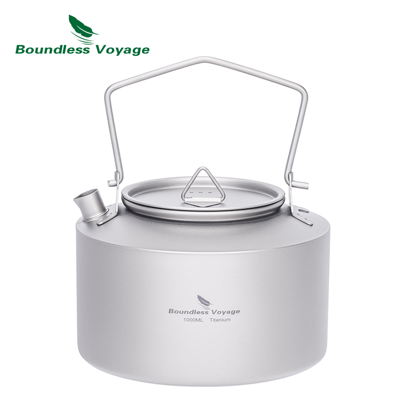 Boundless Voyage Titanium Kett - Outdoor Camping Kettle recension och pris