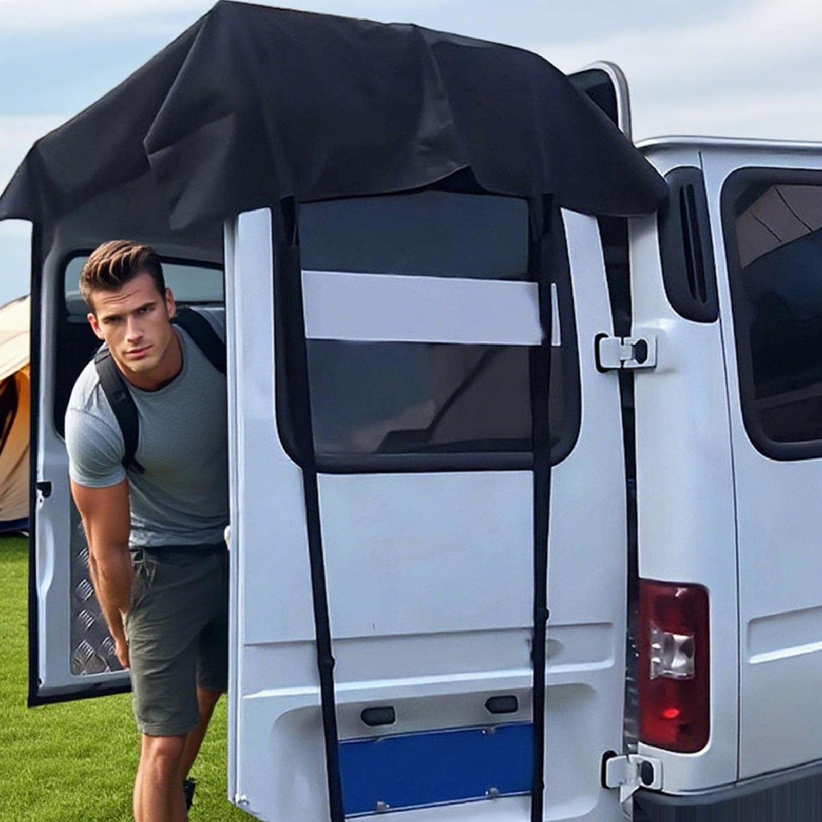 Rear Door RV Cover Windproof A - Outdoor Camping Van recension och pris