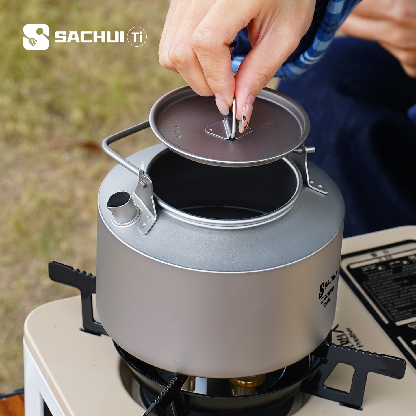 1000ML Pure Titanium Kettle Ou - Outdoor Camping Kettle recension och pris