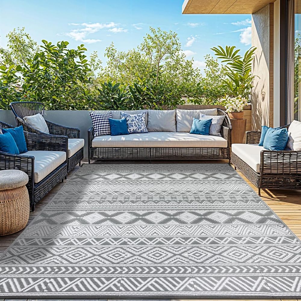 Outdoor Rug 8x10, Reversible P - Outdoor Camping Rugs 8X10 recension och pris