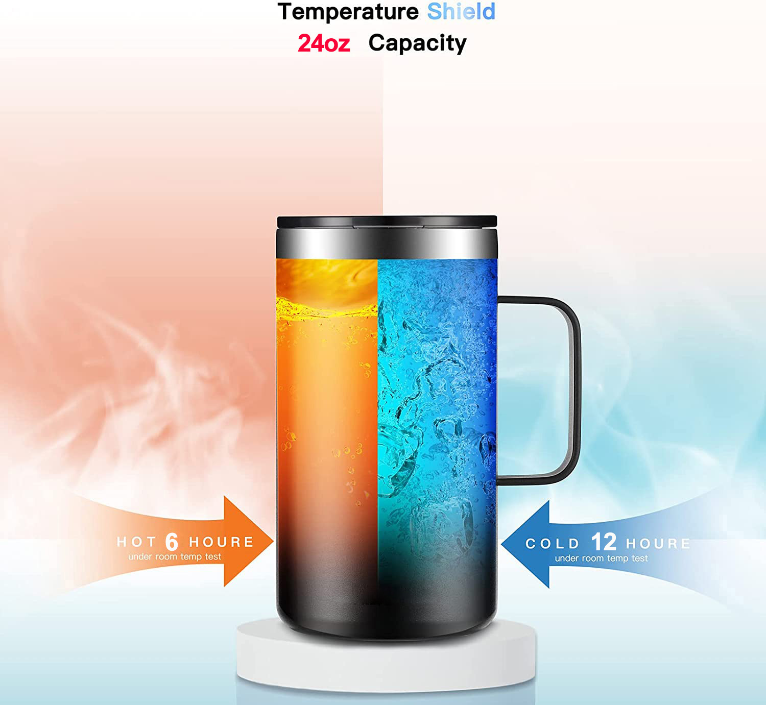 680ml Stainless Steel Coffee C - Vacuum Insulated Flask recension och pris