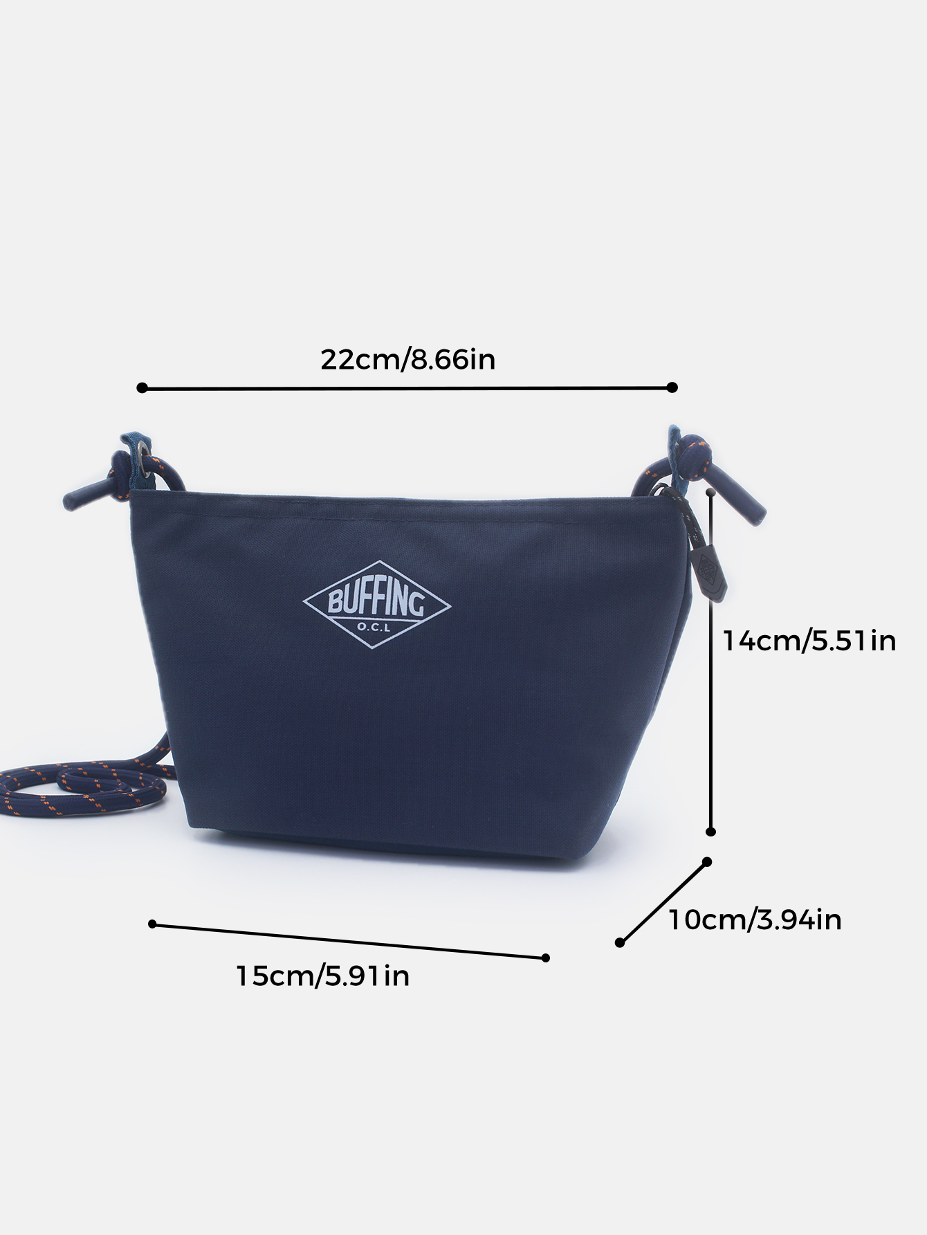 Buffing Deep Blue Crossbody Ba - Japanese Outdoor Camping Brand recension och pris