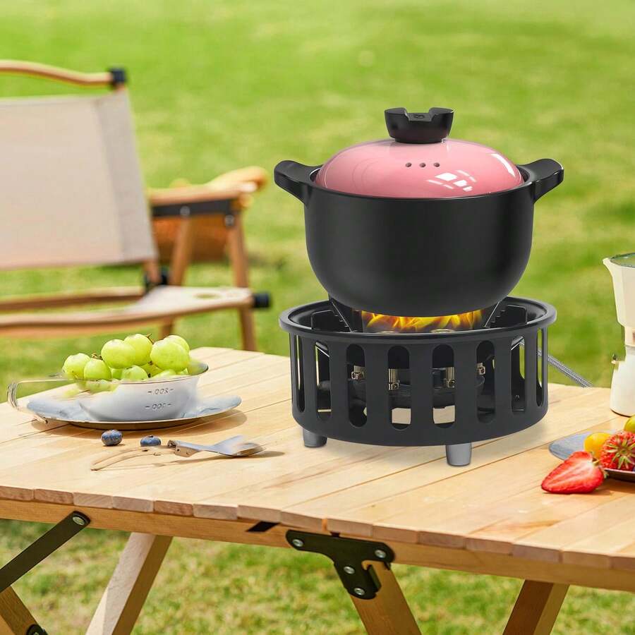 Portable Camping Stove With 3  - Outdoor Camping Burner recension och pris
