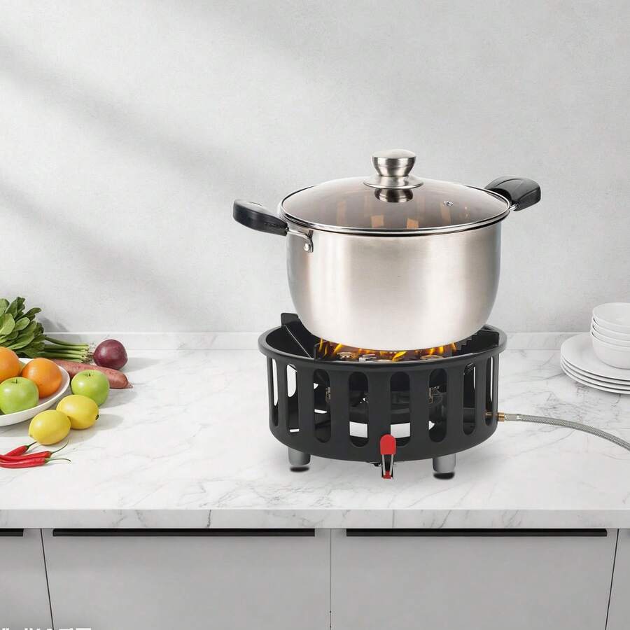Portable Camping Stove With 3  - Outdoor Camping Burner recension och pris