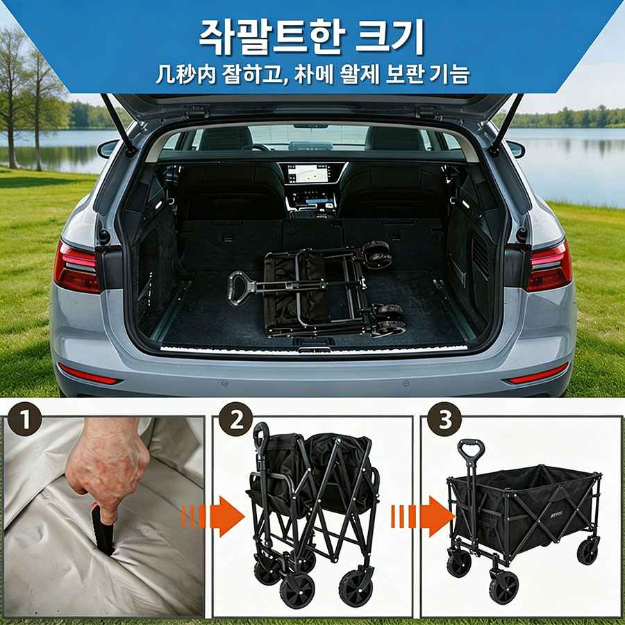Heavy Duty Large Capacity Fold - Outdoor Camping Van recension och pris