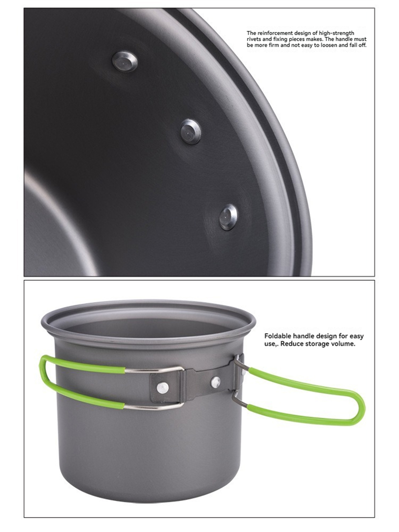 BRS-T15A Camping Cookware Mess - Outdoor Camping Cooking Set recension och pris