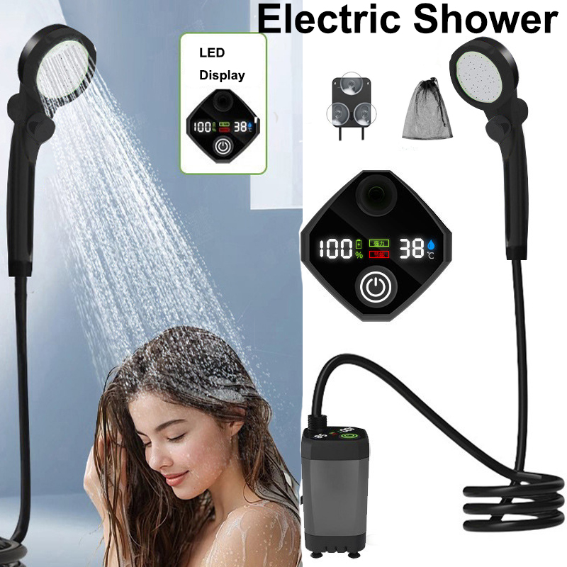 Outdoor Electric Shower Set LE - Outdoor Camping Shower recension och pris