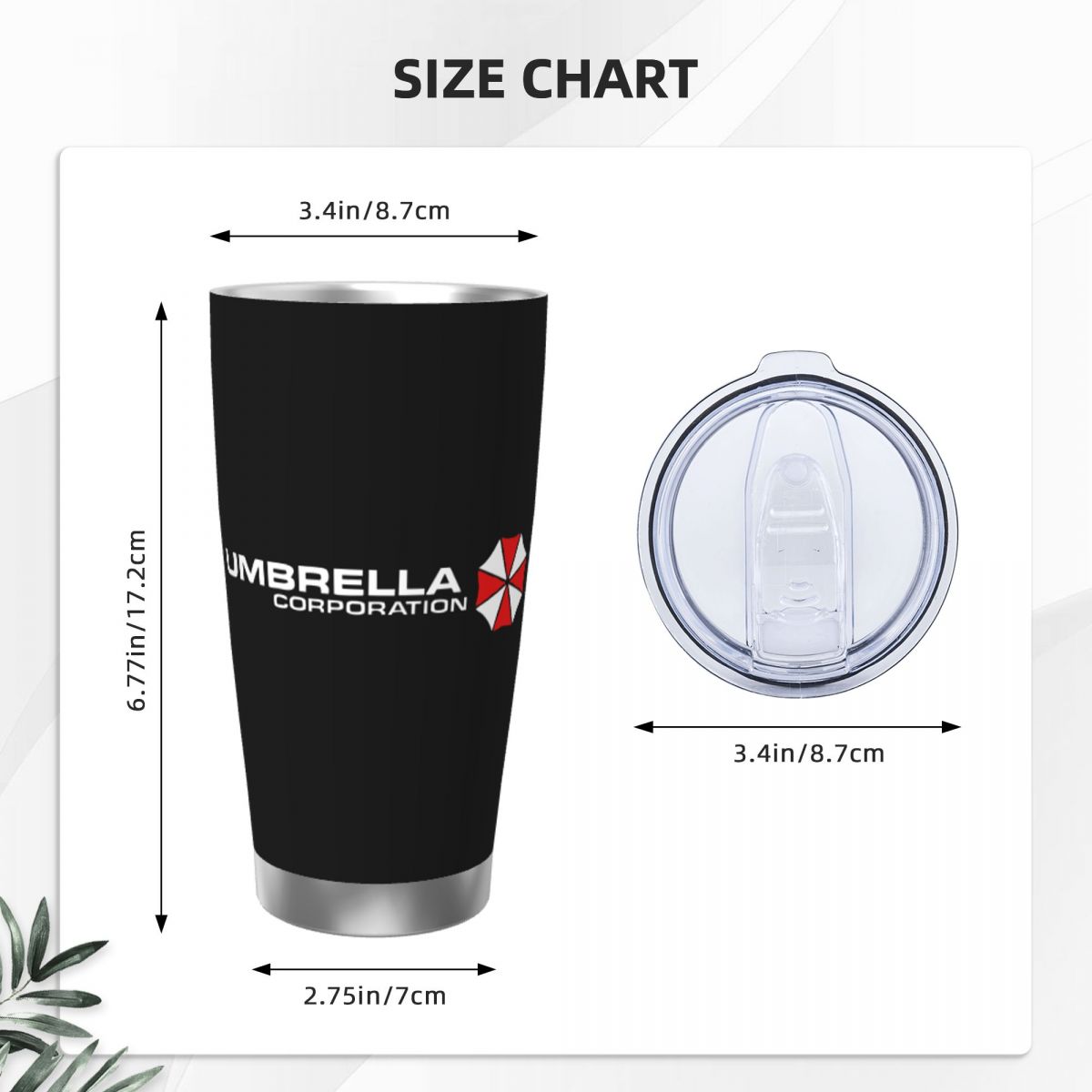 Umbrella Corporation Tumbler V - Vacuum Insulated Flask recension och pris