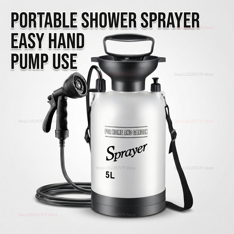 Portable Camping Shower 5L Man - Outdoor Camping Shower recension och pris