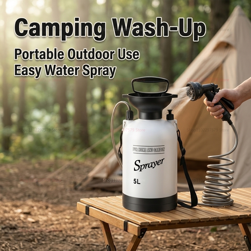 Portable Camping Shower 5L Man - Outdoor Camping Shower recension och pris