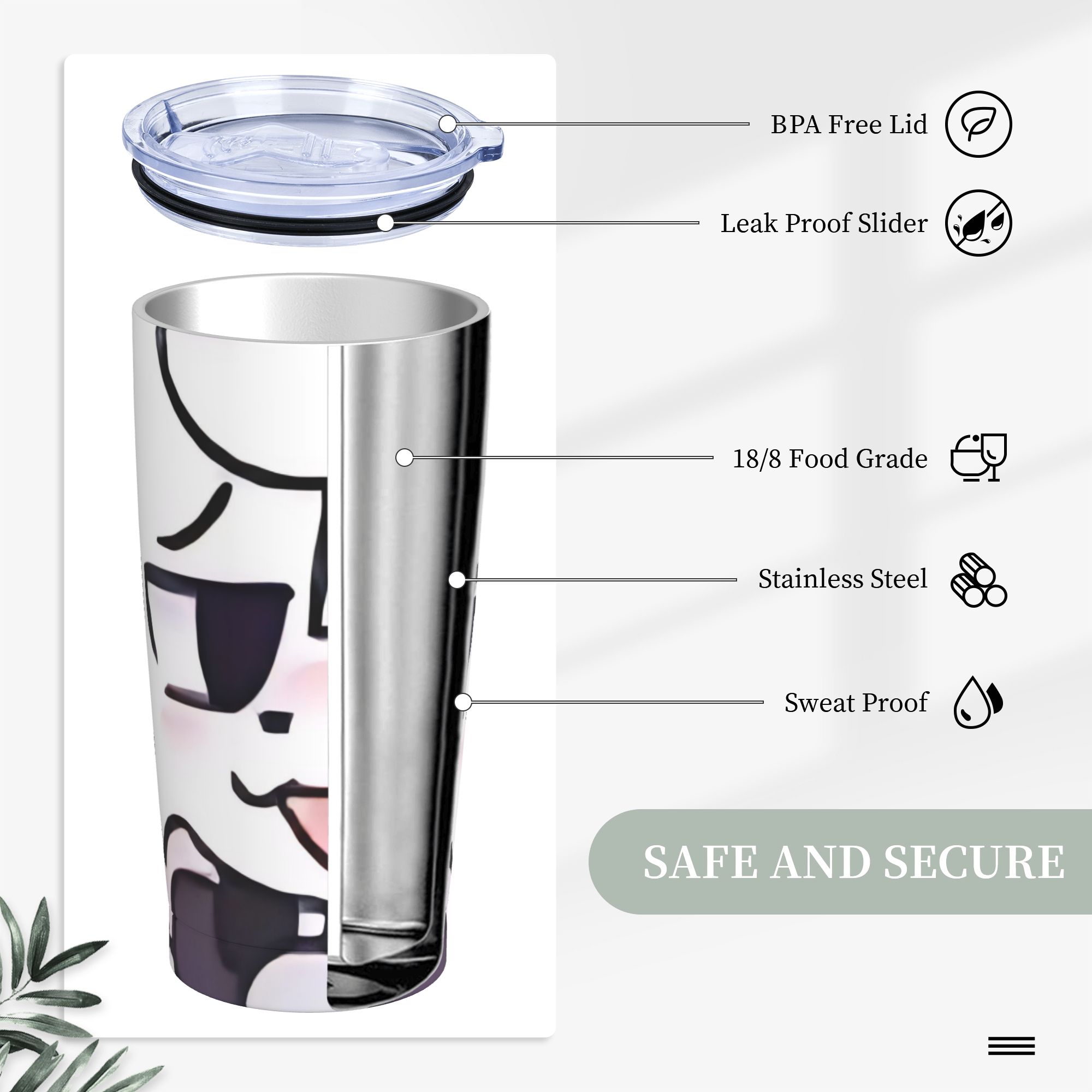 Boykissers Silly Tumbler Vacuu - Vacuum Insulated Flask recension och pris