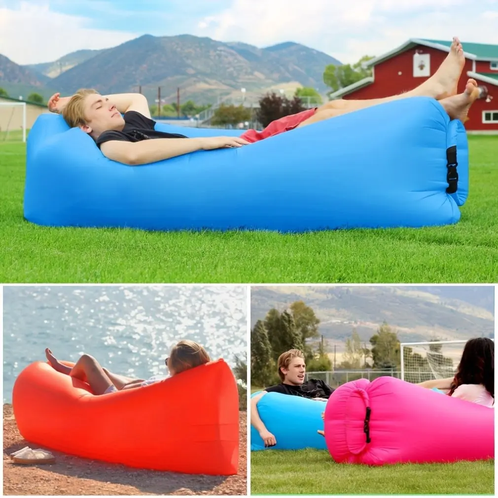 Portable Inflatable Lounger La - Outdoor Camping Couch recension och pris