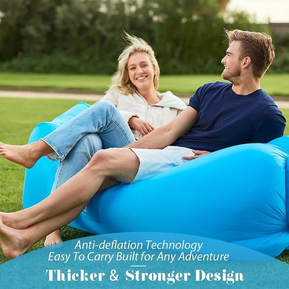 Portable Inflatable Lounger La - Outdoor Camping Couch recension och pris
