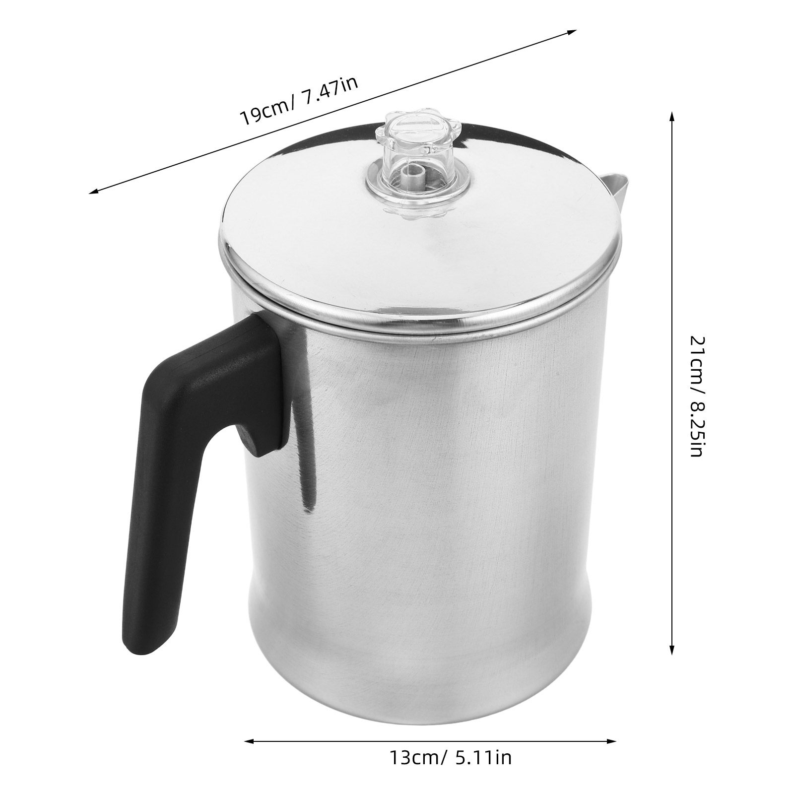 1.8L Aluminum Camping Coffee P - Outdoor Camping Kettle recension och pris