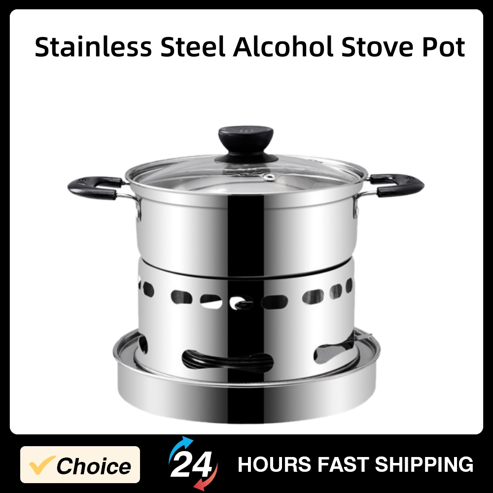 Outdoors Stainless Steel Alcoh - Outdoor Camping Burner recension och pris