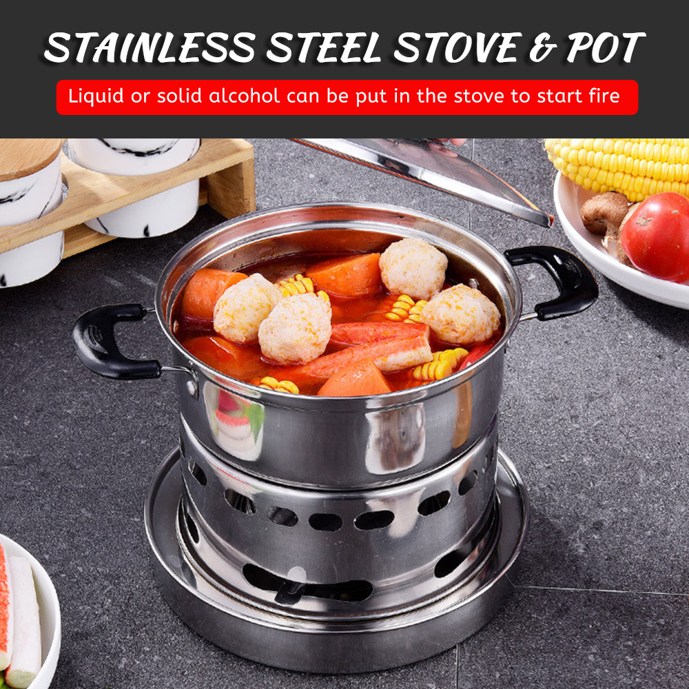 Outdoors Stainless Steel Alcoh - Outdoor Camping Burner recension och pris