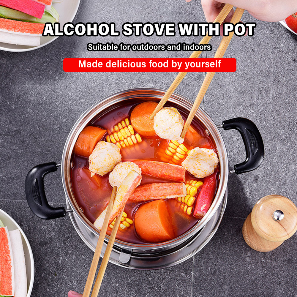 Outdoors Stainless Steel Alcoh - Outdoor Camping Burner recension och pris