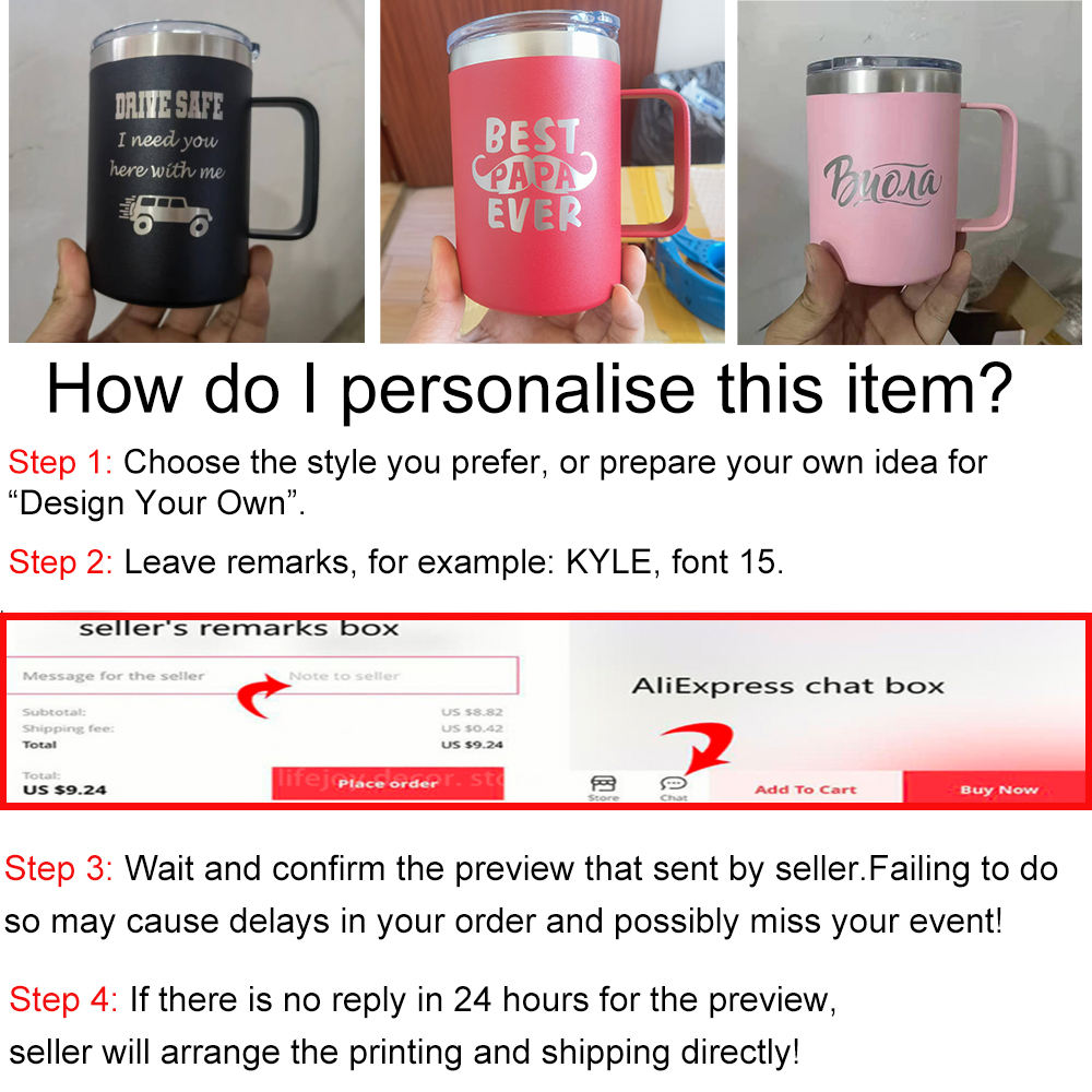 16oz Stainless Steel Insulated - Vacuum Insulated Flask recension och pris
