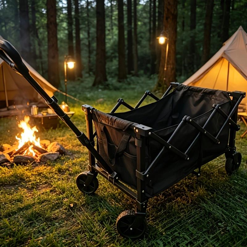 Heavy Duty Foldable Wagon Cart - Outdoor Camping Shop recension och pris