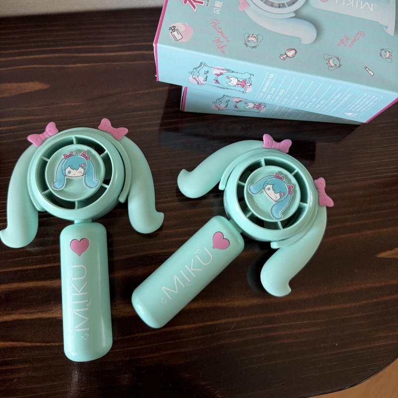 Hatsune Miku Mini Handheld Fan - Outdoor Camping Burner recension och pris