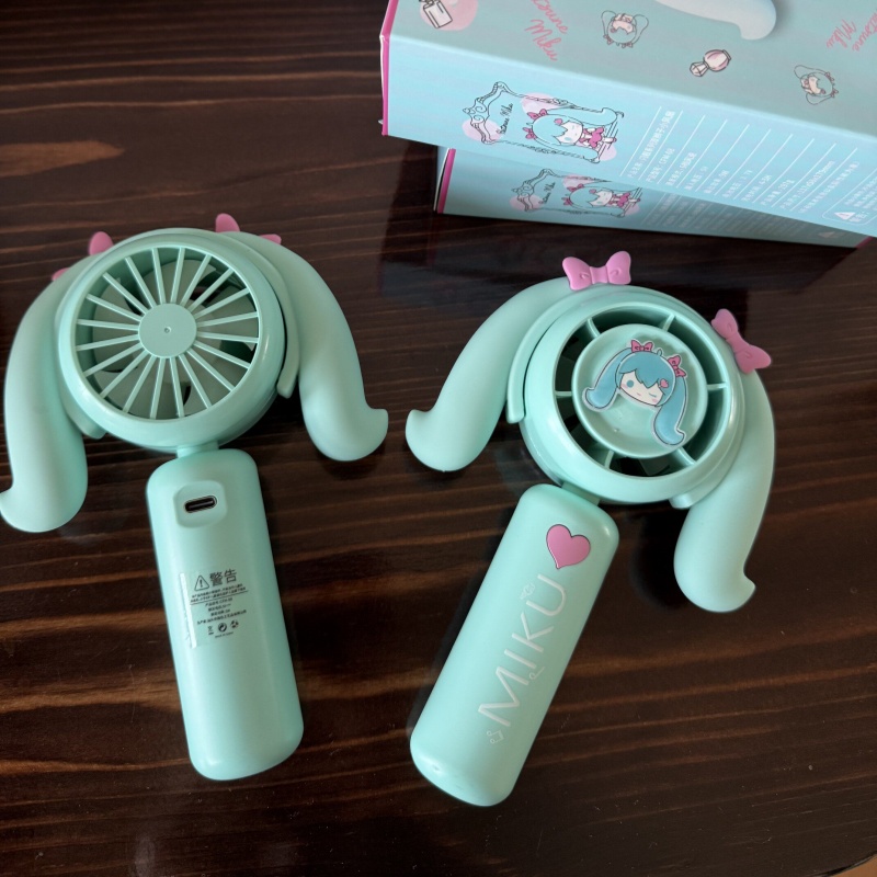 Hatsune Miku Mini Handheld Fan - Outdoor Camping Burner recension och pris