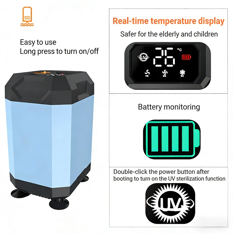 5400mAh/9000mAh Outdoor Portab - Outdoor Camping Shower recension och pris