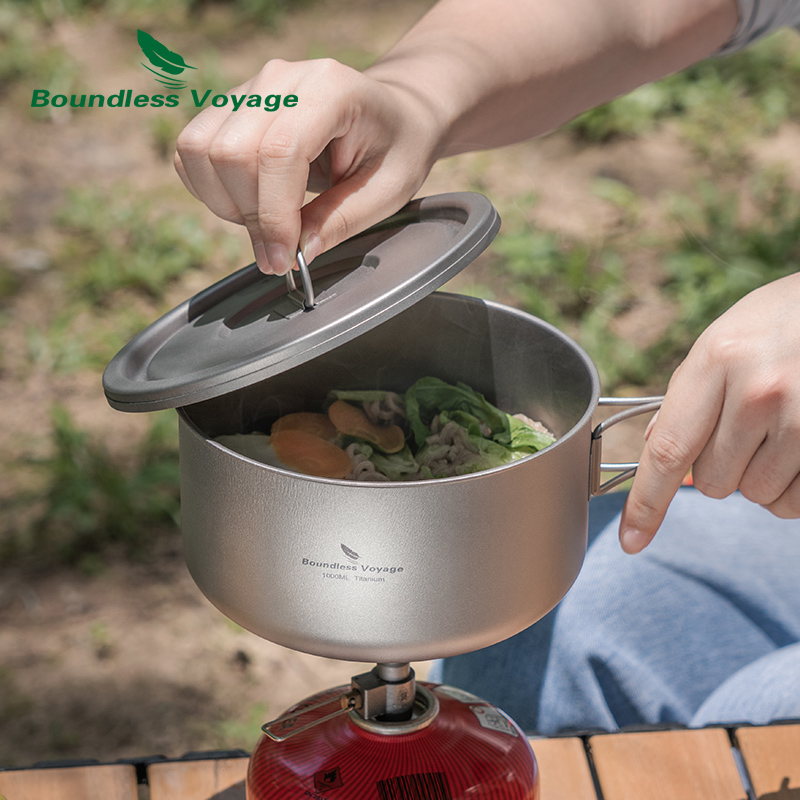 Boundless Voyage Titanium Camp - Outdoor Camping Cooking Set recension och pris
