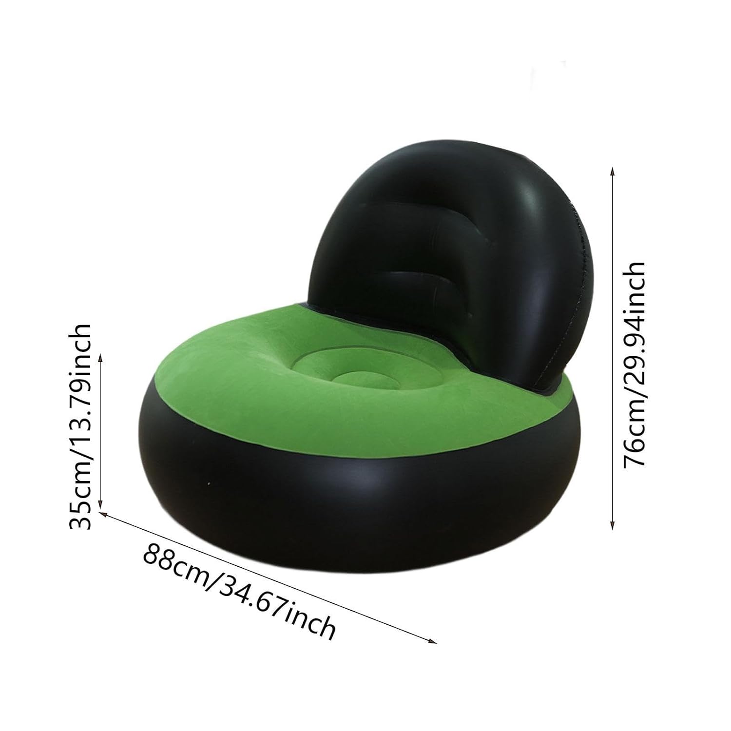 Inflatable Sofa PVC L Shaped A - Outdoor Camping Couch recension och pris