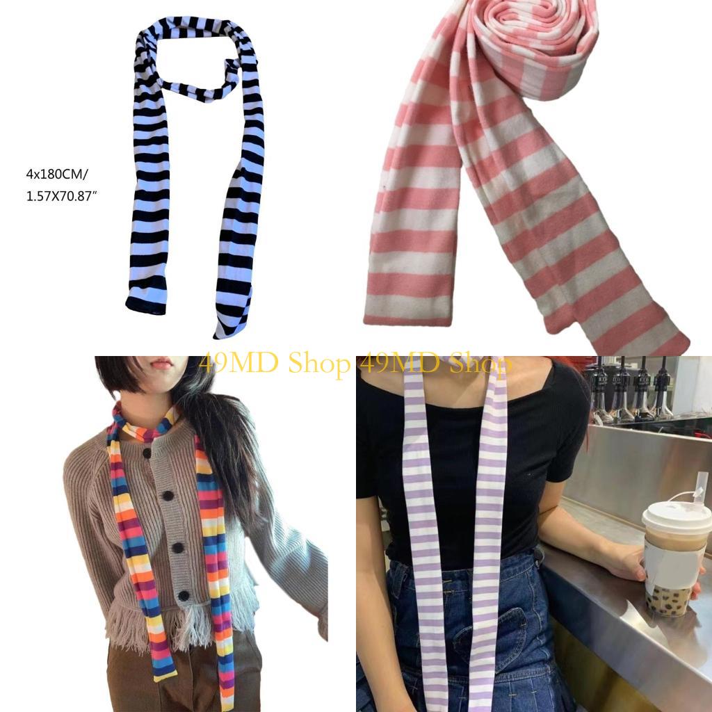 49MD Stripe Pattern Scarf for  - Outdoor Camping Shop recension och pris