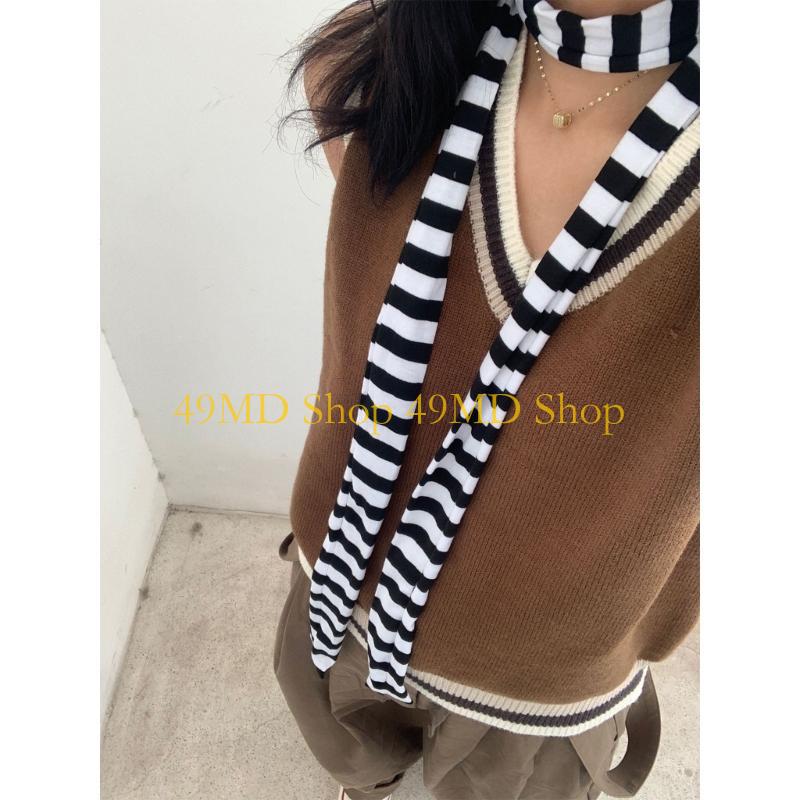 49MD Stripe Pattern Scarf for  - Outdoor Camping Shop recension och pris