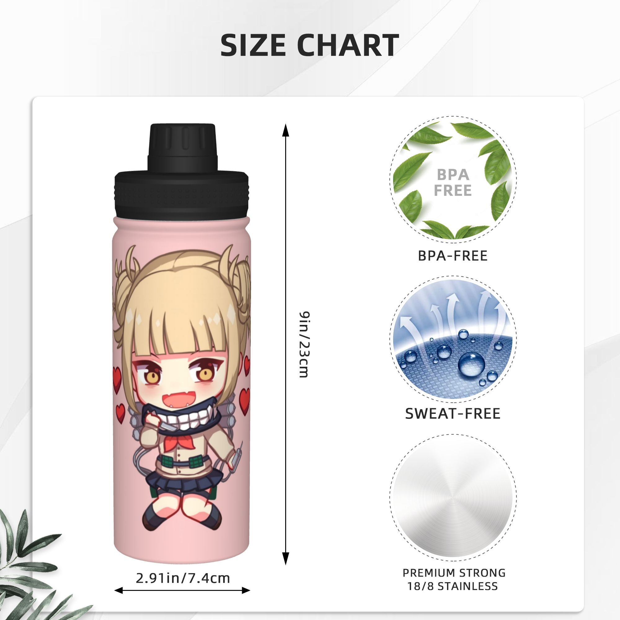 Toga My Hero Academia 18OZ Spo - Vacuum Insulated Flask recension och pris