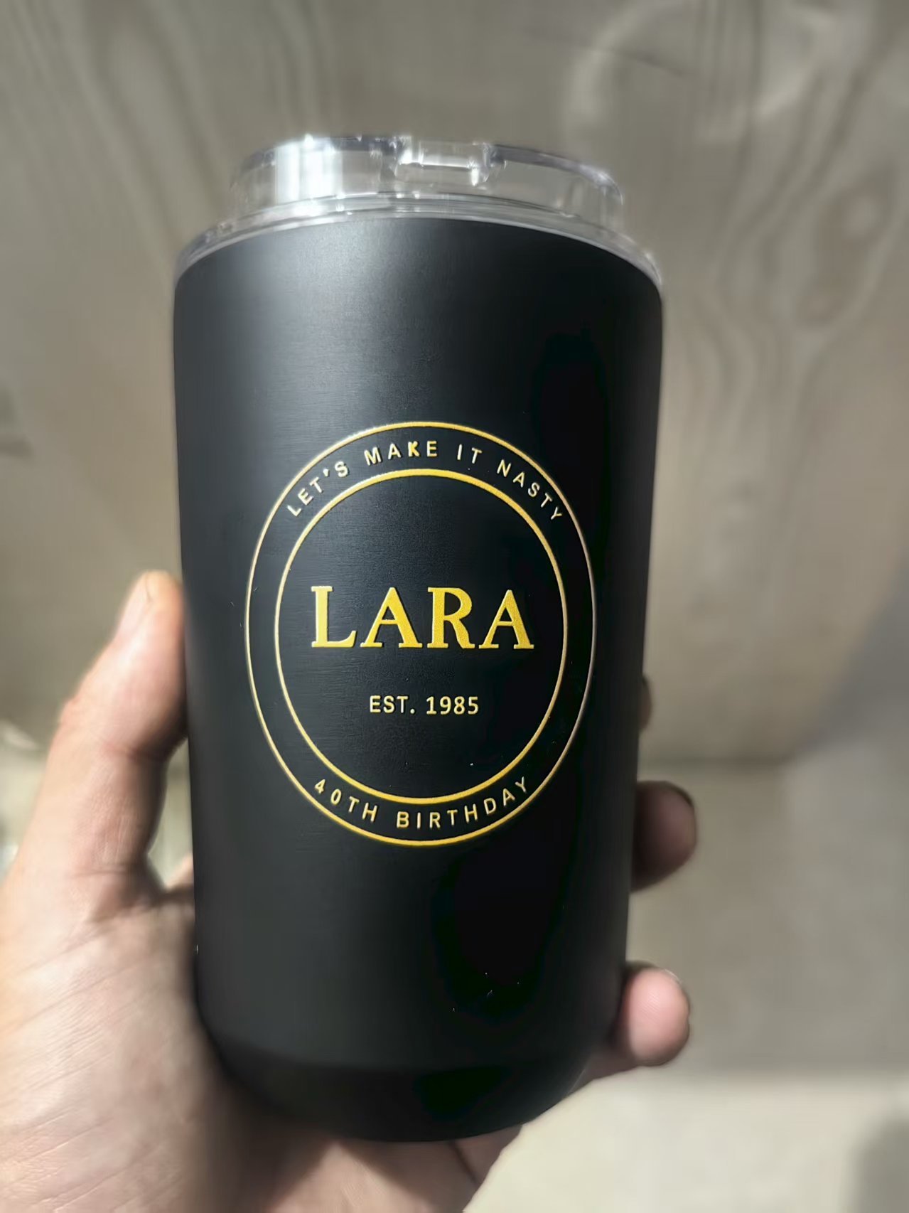 Tumbler Thermos Cup Milky Whit - Vacuum Insulated Flask recension och pris