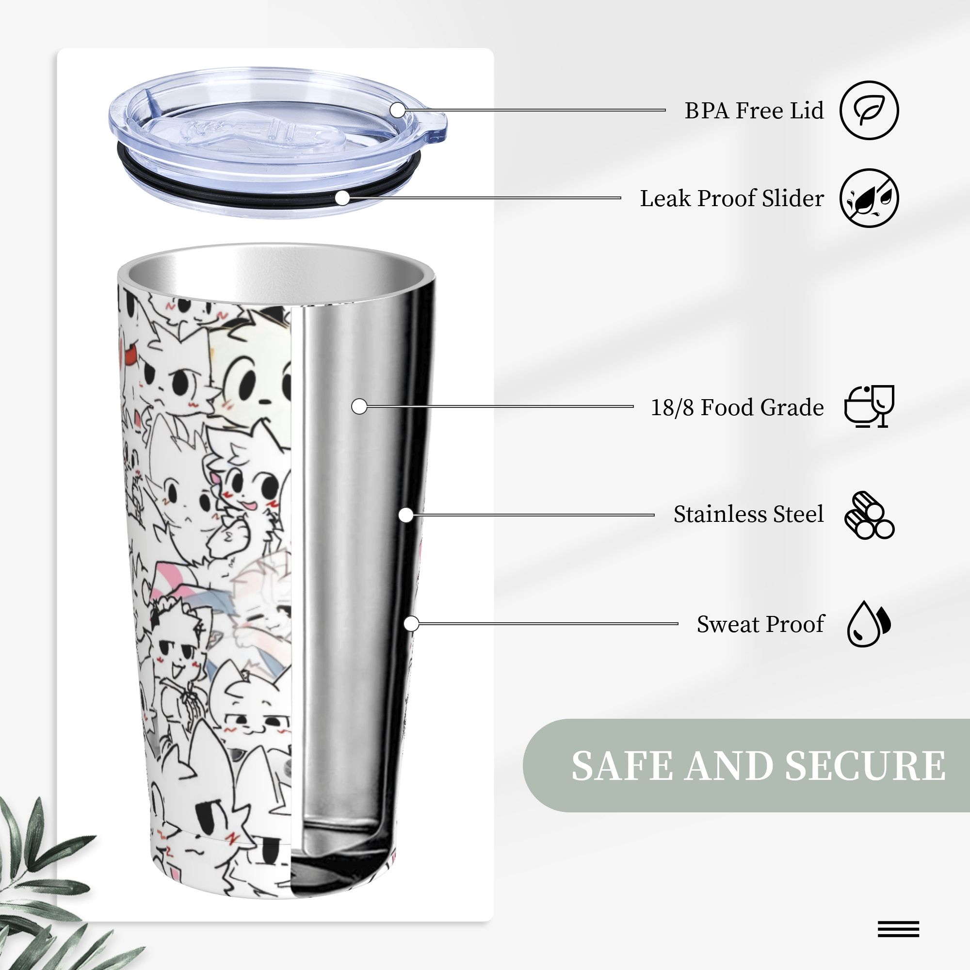 Boykissers Silly Tumbler Vacuu - Vacuum Insulated Flask recension och pris